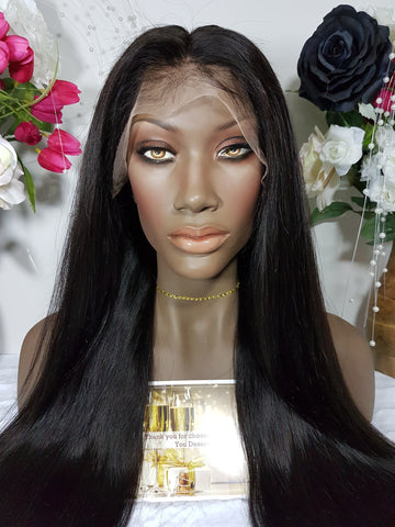 Cambodian Straight 5x5 CLOSURE Wig (3 bundles + closure) - Heavenly Lox