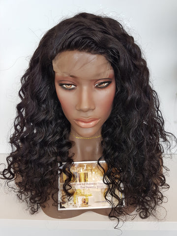 Cambodian Curl 4x4 CLOSURE Wig (150%) - Heavenly Lox