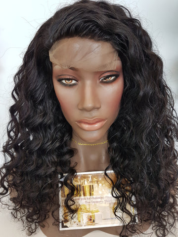 Cambodian Curl 4x4 CLOSURE Wig (150%) - Heavenly Lox