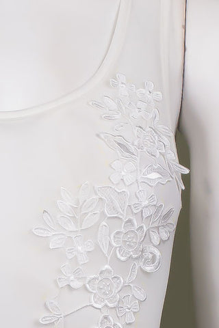 Just a Touch bodysuit (White) - Heavenly Lox