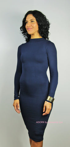 Mya bodycon Dress (Navy) - Heavenly Lox