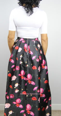 Rose full length skirt - Heavenly Lox