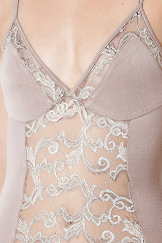 Love Lace bodysuit (beige) - Heavenly Lox